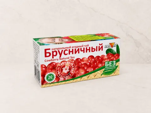 Чайный напиток «Тиавит» «Брусничный», 20 фильтр-пакетов × 1,8г