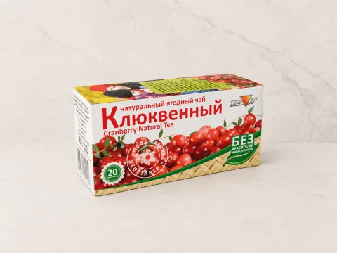 Чайный напиток «Тиавит» «Клюквенный», 20 фильтр-пакетов × 1,8г