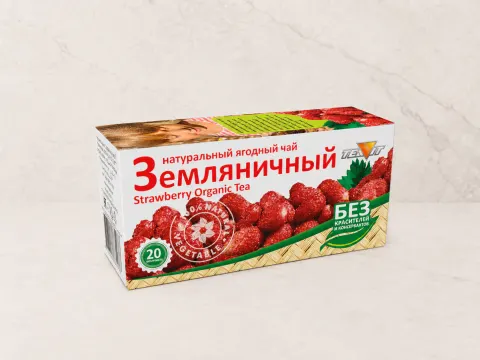 Чайный напиток «Тиавит» «Земляничный», 20 фильтр-пакетов × 1,8г