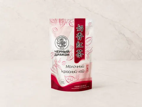 Красный чай «Чёрный Дракон» «Молочный» 100г
