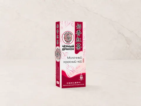 Красный чай «Чёрный Дракон» «Молочный», 25 фильтр-пакетов × 2г