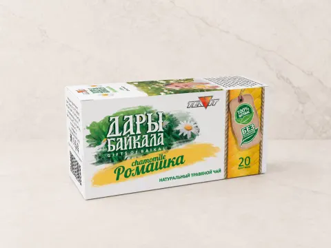 Травяной чай «Тиавит Дары Байкала — Ромашка», 20 фильтр-пакетов × 1,5г