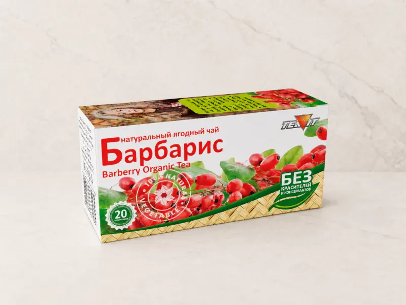 Чайный напиток «Тиавит» «Барбарис», 20 фильтр-пакетов × 1,8г