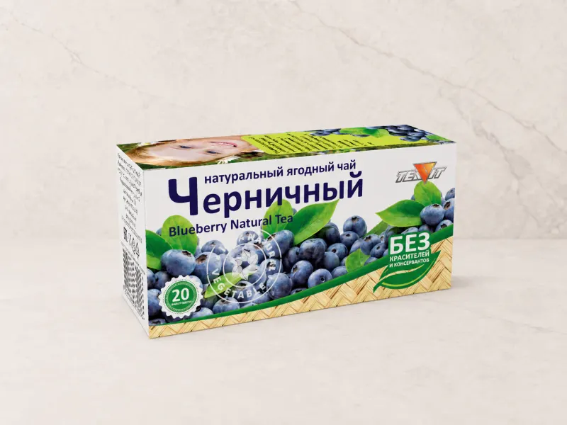 Чайный напиток «Тиавит» «Черничный», 20 фильтр-пакетов × 1,8г