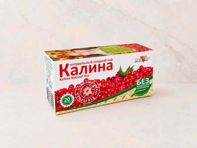 Чайный напиток «Тиавит» «Калина», 20 фильтр-пакетов × 1,8г