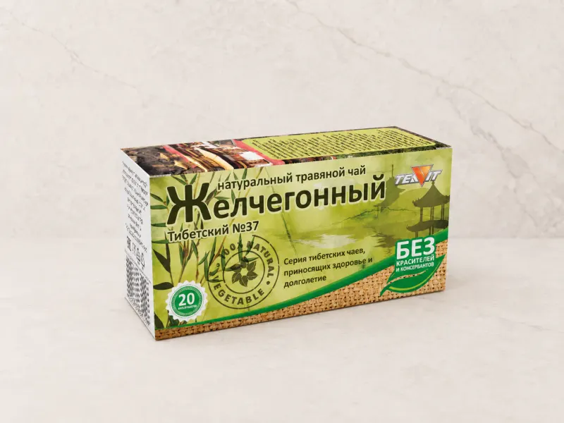 Травяной чай «Тиавит Тибетский №37 — Желчегонный», 20 фильтр-пакетов × 1,8г